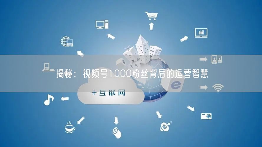 揭秘：视频号1000粉丝背后的运营智慧