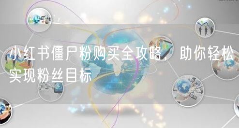 小红书僵尸粉购买全攻略，助你轻松实现粉丝目标
